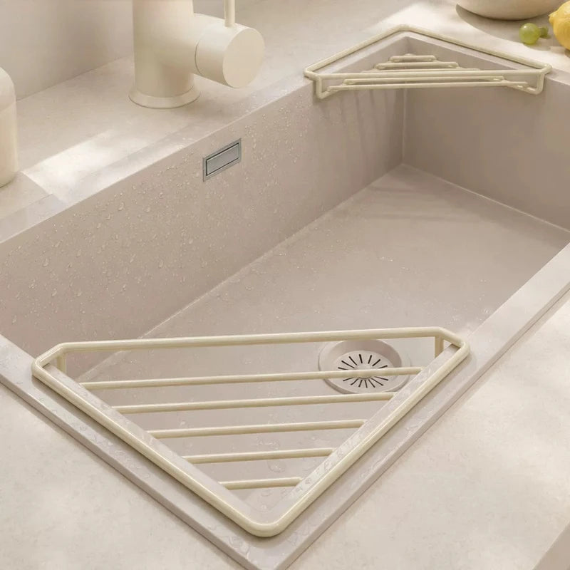 Under Sink Sponge Rack Kitchen Organizers Shelf Display Room-specific Holder Storage Floating Casa E Cozinha House Accessories