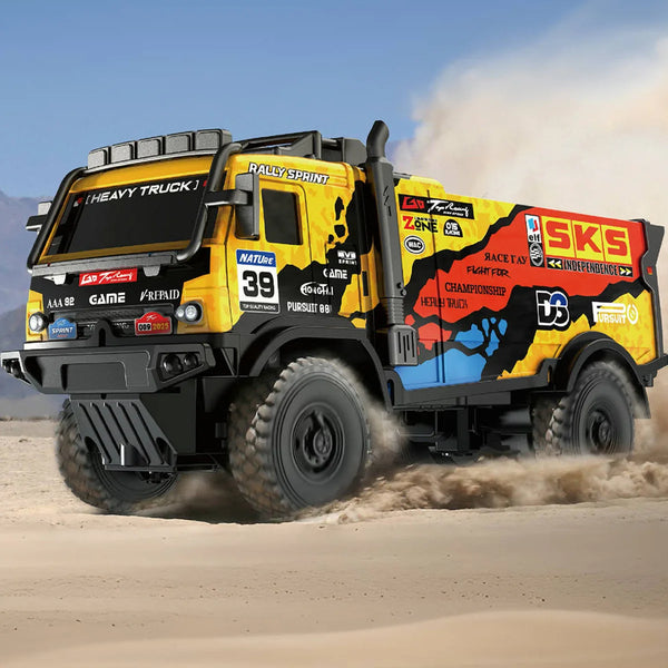 2024 New 1:18 RC Ca Illuminated Graffiti Off road Remote Control Truck Non Charged Boys and Children's Toy Car Festival Gift