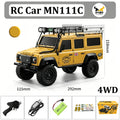 MN Model MN111C RC Car 4WD 1:18 Land Rover Defender Full Scale 2.4G Remote Control Car Truck Climbing Off-Road RC Toys Gift