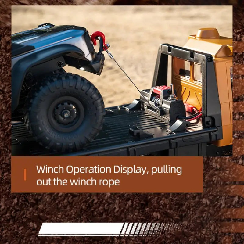 2025 Jjrc C8823 Rc Off Road Remote Control Vehicle 1:18 Unimog Six Wheel Drive Full Scale Climbing Vehicle Adult Toy Gift