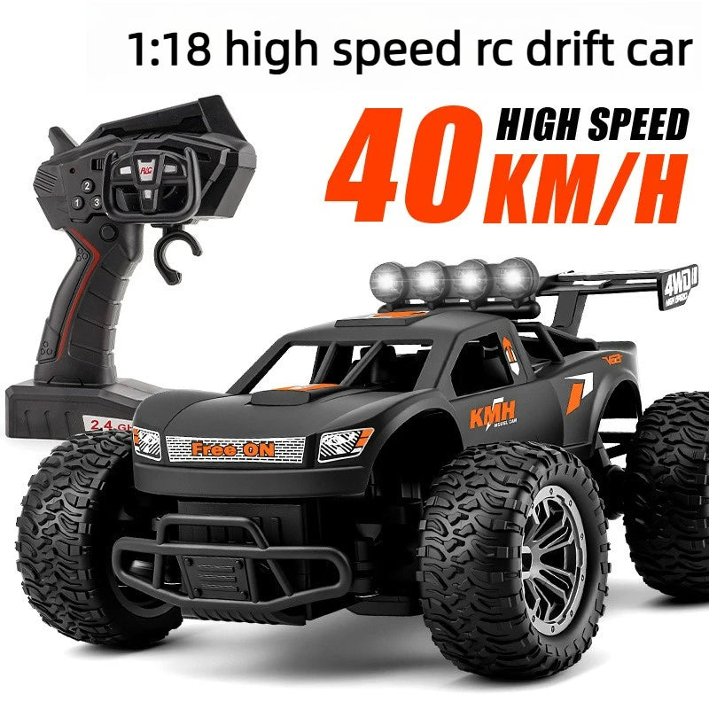 Cool Stuff Funny Gift-40km/h High-speed 4WD Rc Truck,Remote Control Car,1:18 Climb Off-road Rc Cars,Monster Truck,Toys for Kids