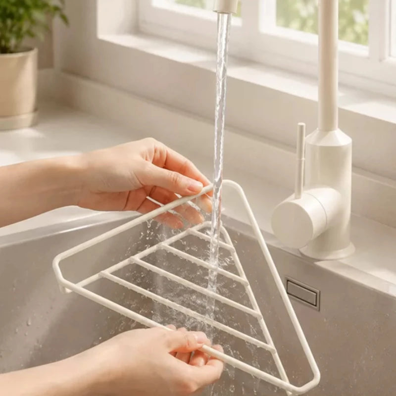 Under Sink Sponge Rack Kitchen Organizers Shelf Display Room-specific Holder Storage Floating Casa E Cozinha House Accessories