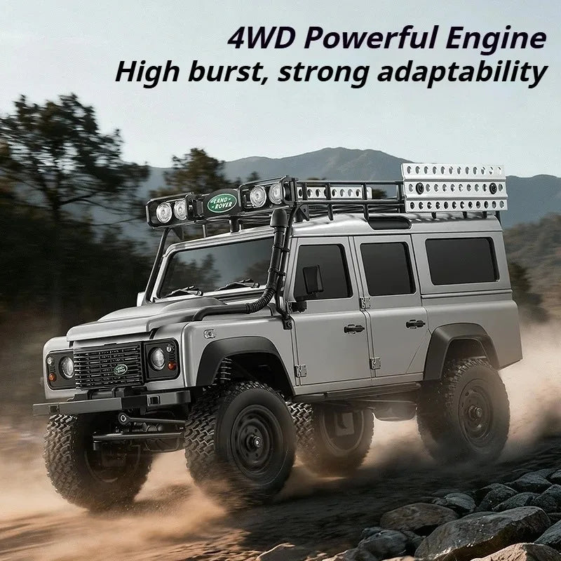 MN Model MN111C RC Car 4WD 1:18 Land Rover Defender Full Scale 2.4G Remote Control Car Truck Climbing Off-Road RC Toys Gift