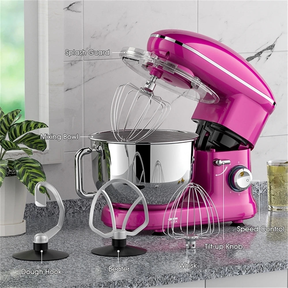 Kitchen Machine Mixer Bowl Action Vertical Mixer Baking Stainless Steel