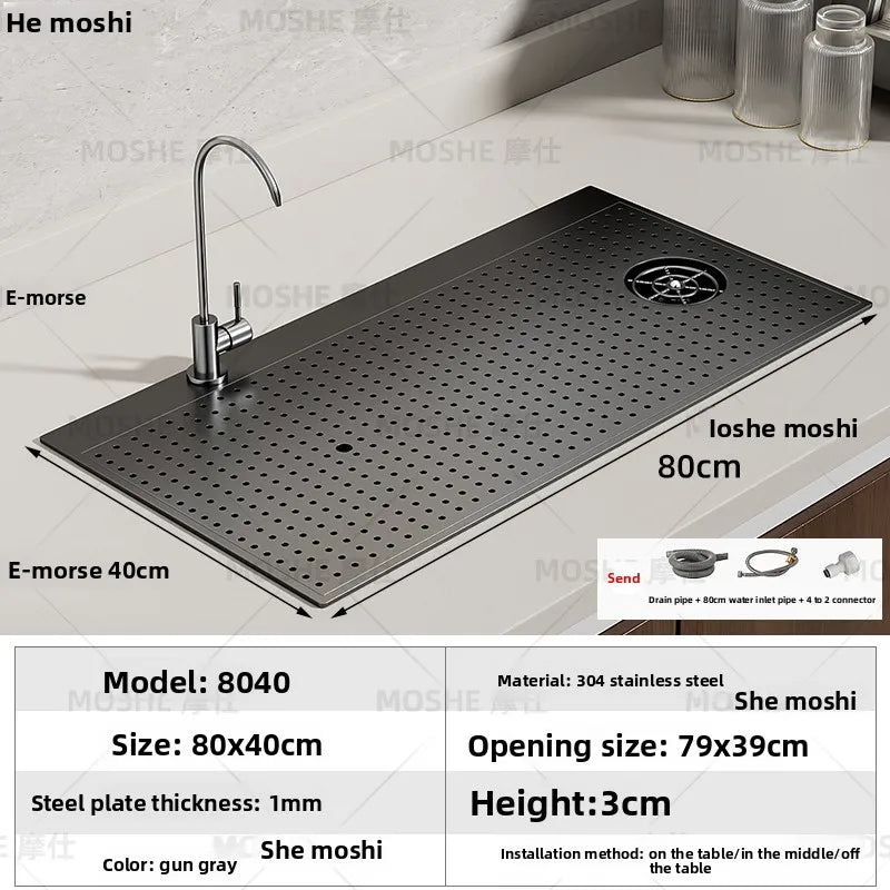 High Pressure Automatic Cup Washing Device Stainless Steel Embedded Glass Rinser For Coffee Shop Bar Counter
