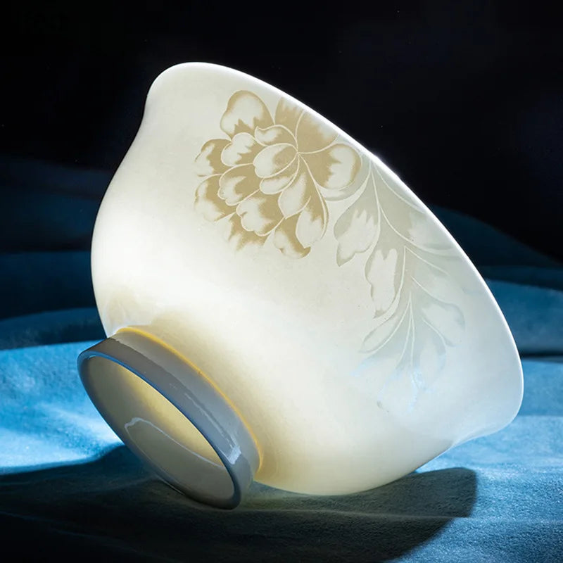 Hxl bone china dinnerware set - ceramic plates and bowls