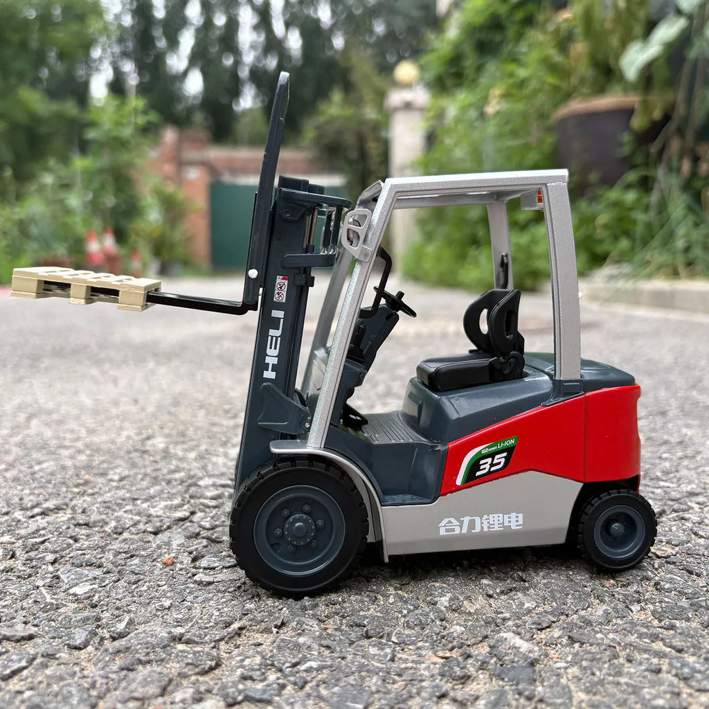 Dealer Edition Model,1:18 Heli G2 Series,3.5T Lithium Battery Forklift Truck,Diecast Model for Collections,Display and Gift