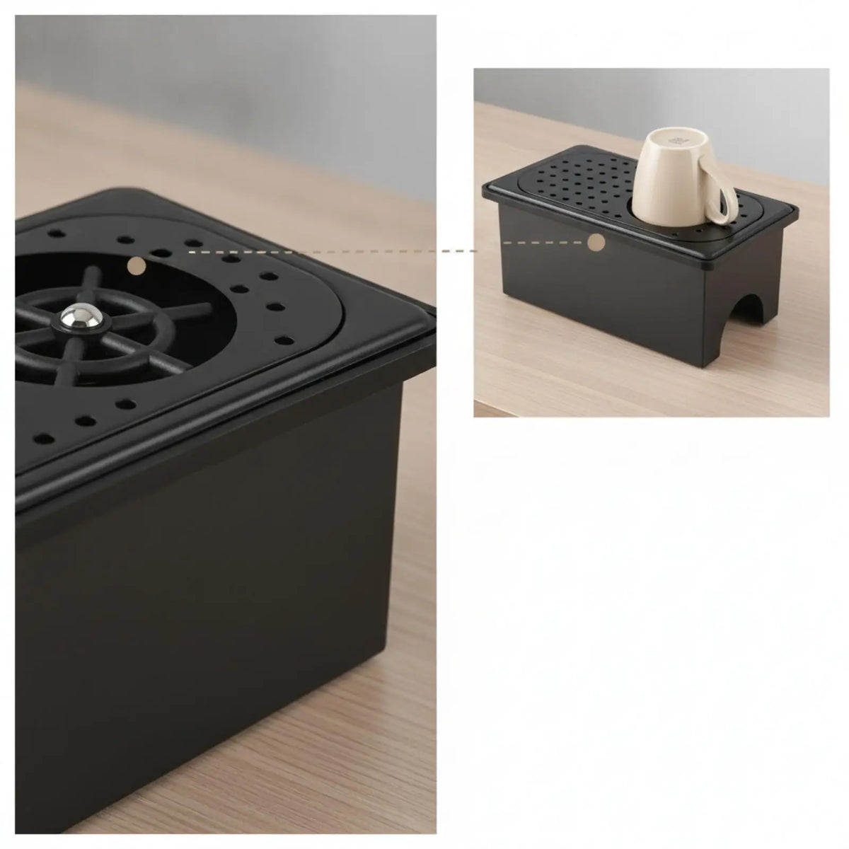 Countertop Cup Washer Compact Countertop Glass Rinser Portable for Home Kitchen