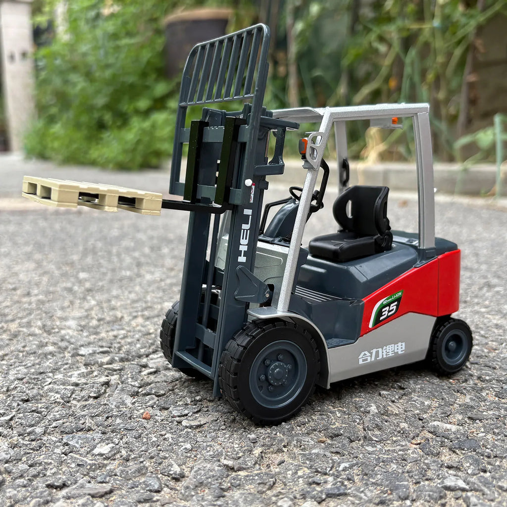 Dealer Edition Model,1:18 Heli G2 Series,3.5T Lithium Battery Forklift Truck,Diecast Model for Collections,Display and Gift