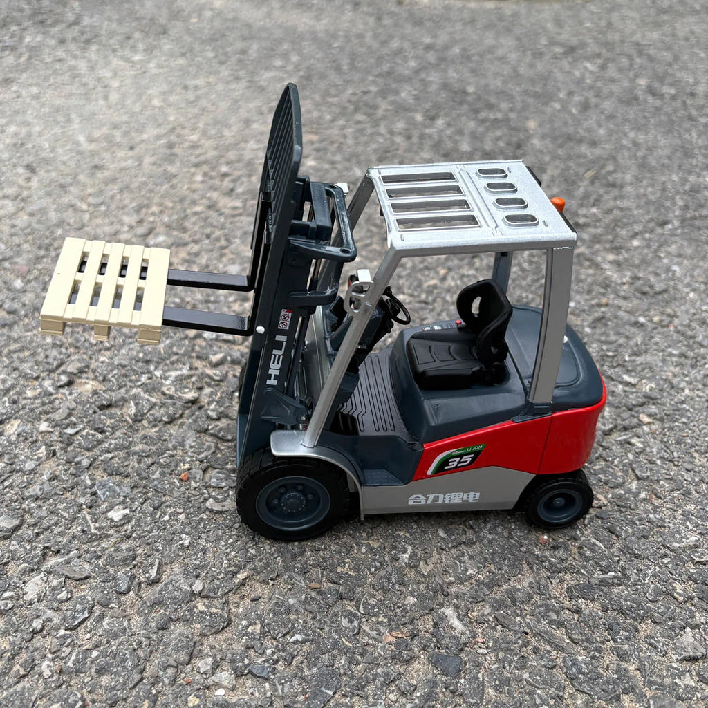 Dealer Edition Model,1:18 Heli G2 Series,3.5T Lithium Battery Forklift Truck,Diecast Model for Collections,Display and Gift