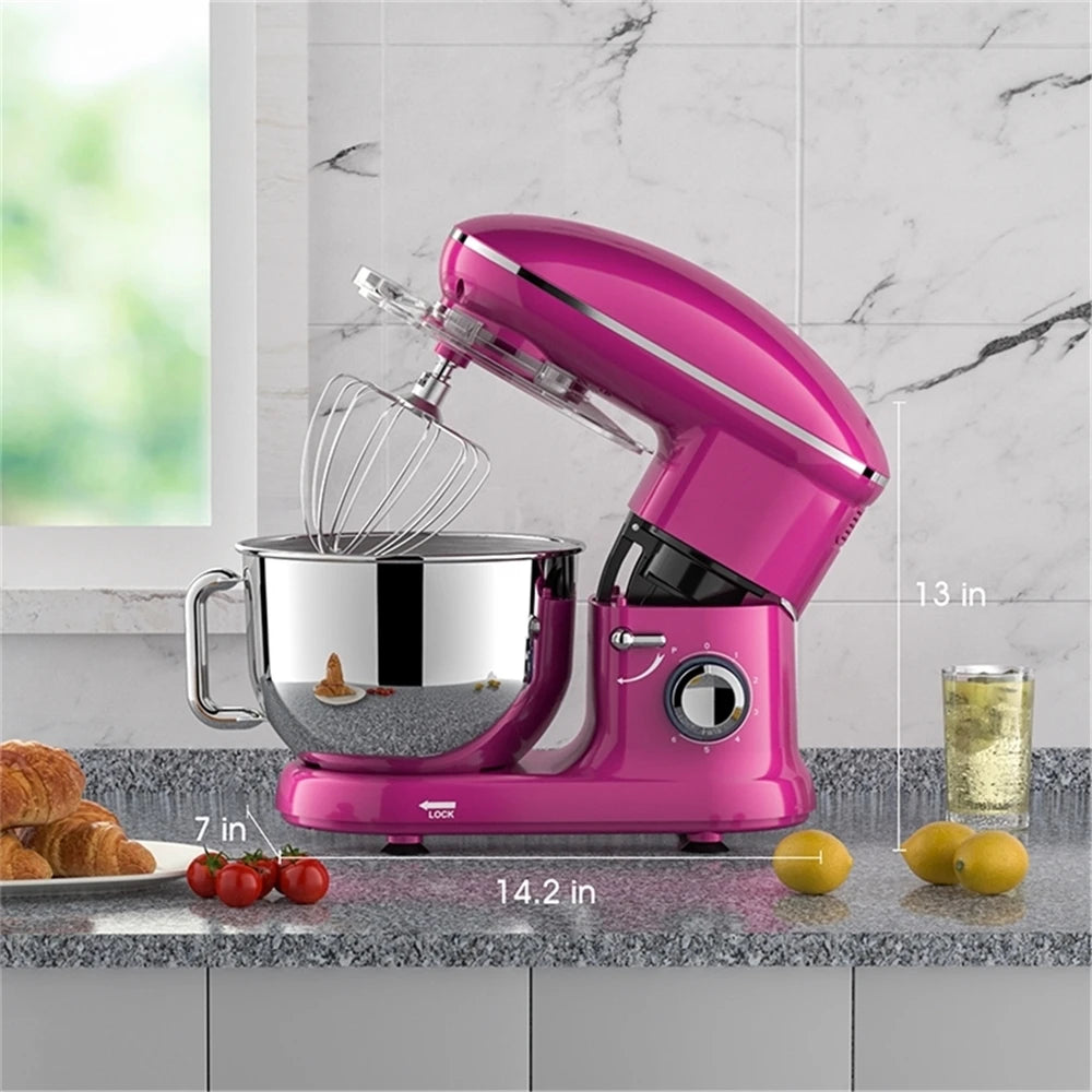 Kitchen Machine Mixer Bowl Action Vertical Mixer Baking Stainless Steel