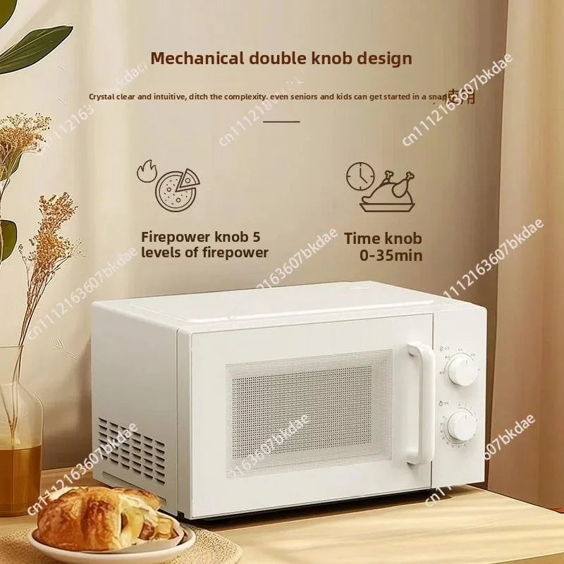 20L household flat-panel microwave oven intelligent automatic multi-function micro-steaming, baking and frying machine