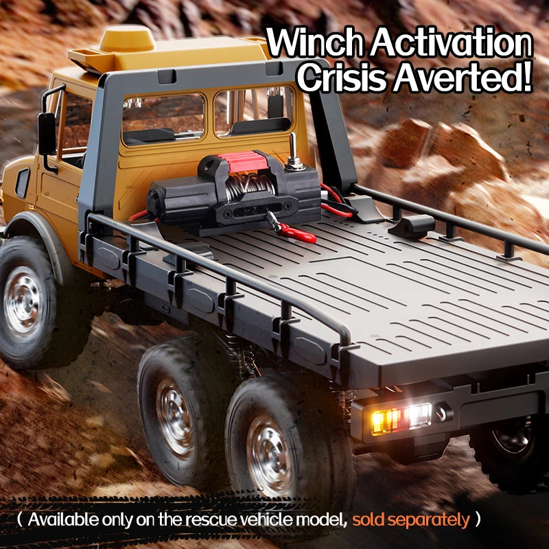 2025 Jjrc C8823 Rc Off Road Remote Control Vehicle 1:18 Unimog Six Wheel Drive Full Scale Climbing Vehicle Adult Toy Gift